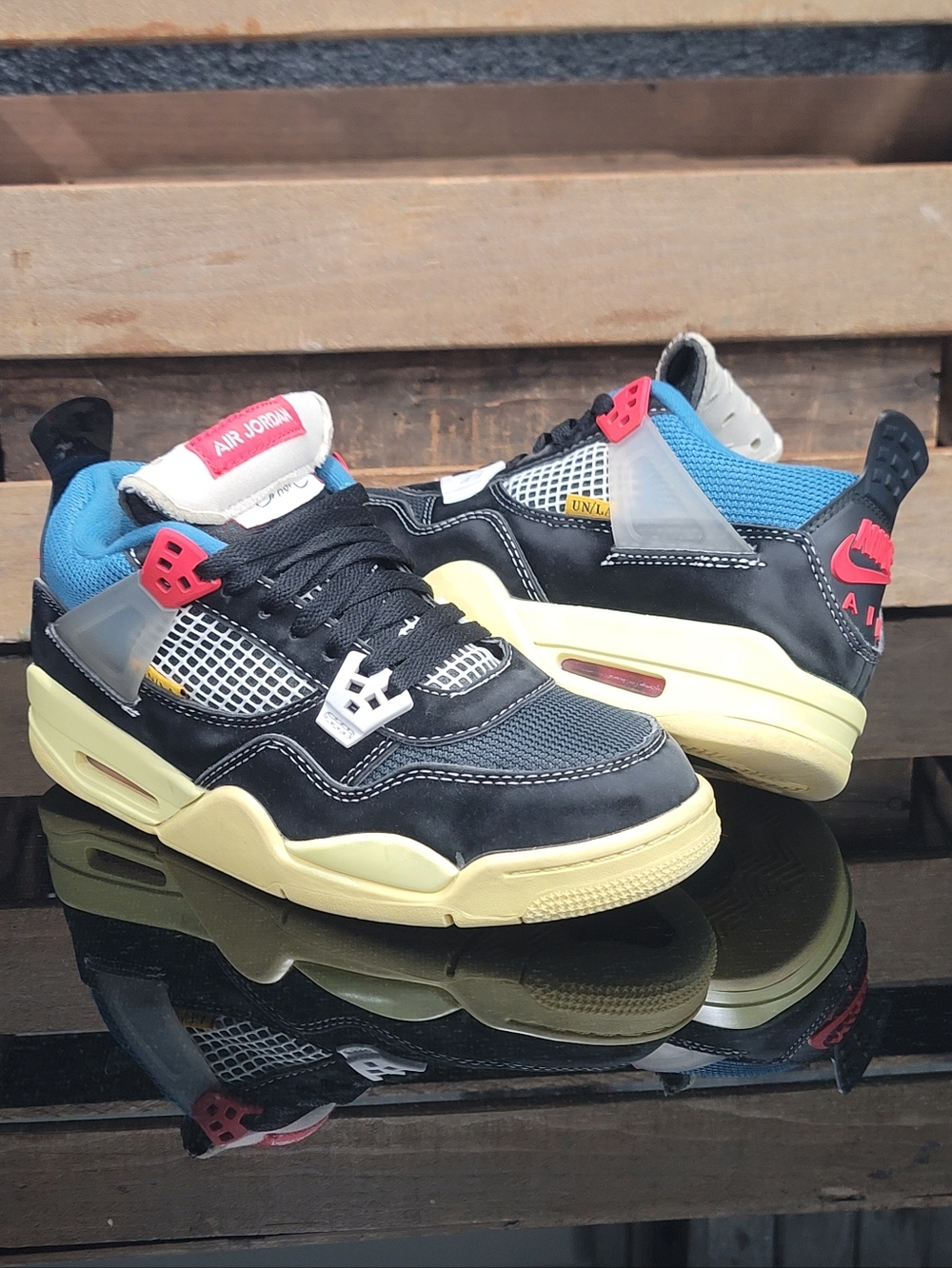 Nike Air Jordan 4 Union Off Noir (Rare) (Wmns 8 Mens 6.5) Ships Today